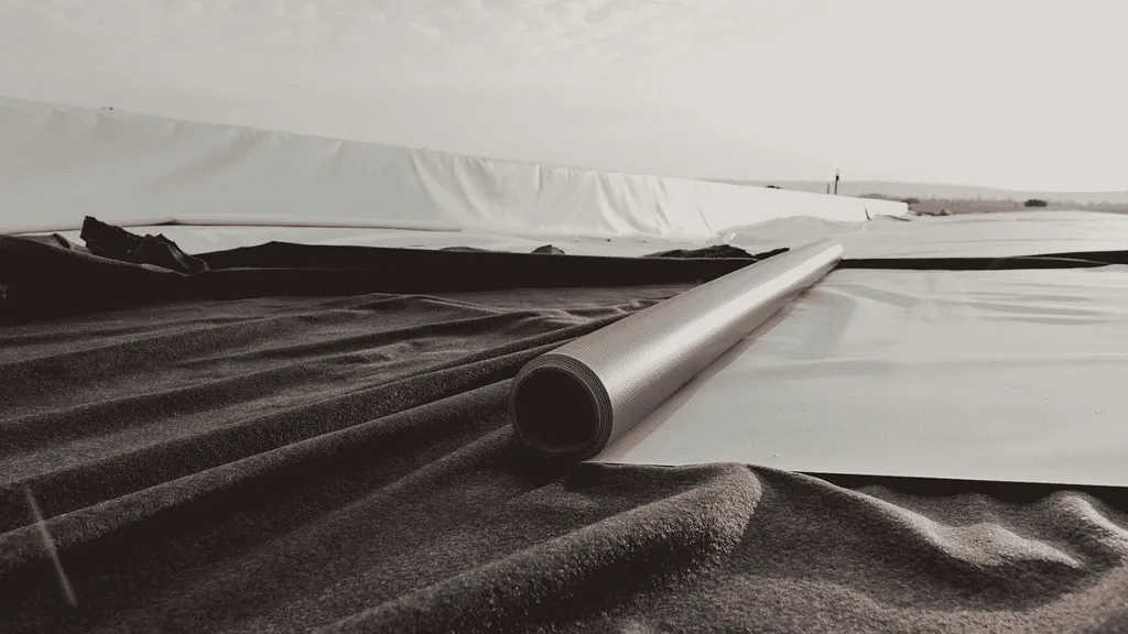 PVC membrane on roof